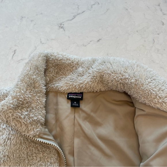 Patagonia Los Gatos Fleece Zip Up in Bleached Stone Size M - Picture 8 of 9